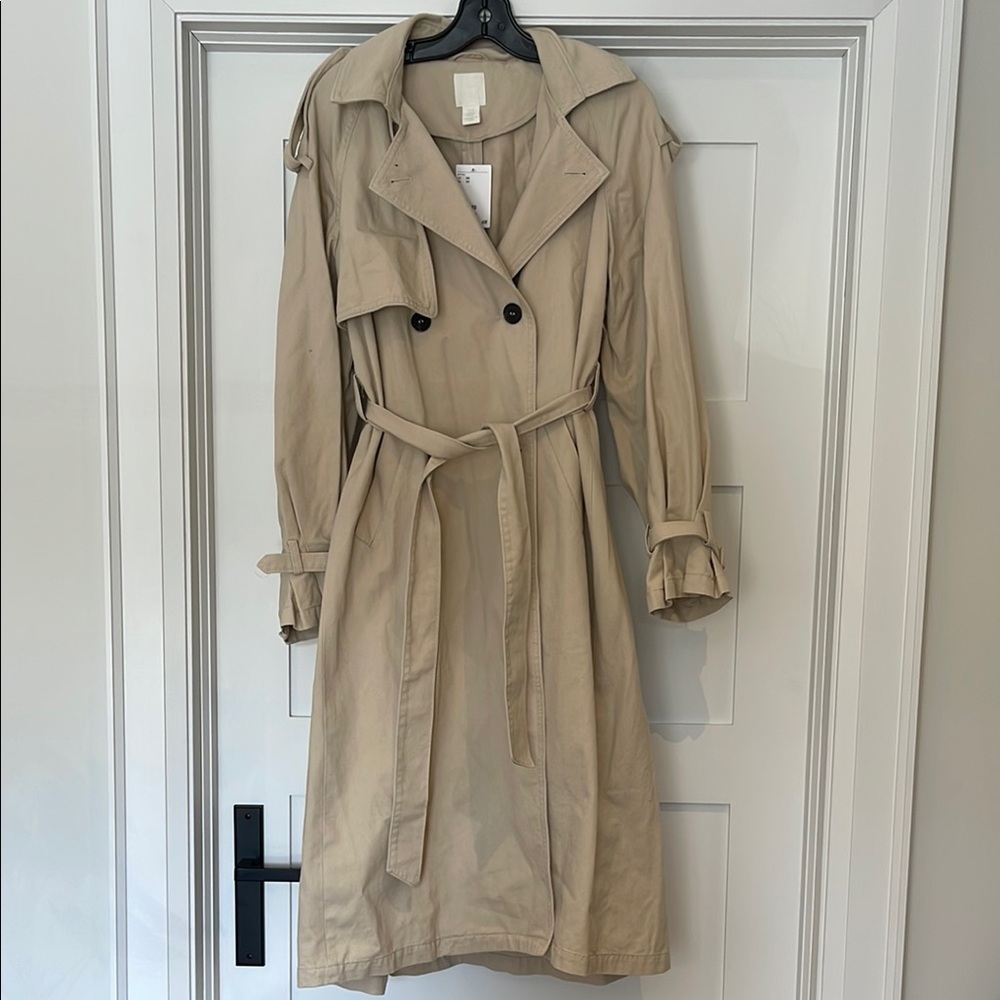 H&M Women's Beige Trench Coat